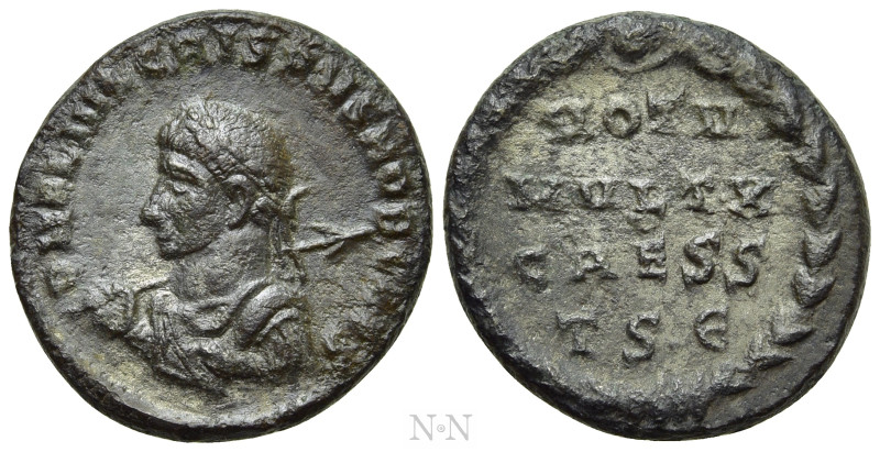 CRISPUS (Caesar, 316-326). Follis. Thessalonica. 

Obv: D N FL IVL CRISPVS NOB...