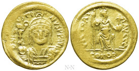 JUSTIN II (565-578). GOLD Solidus. Constantinople