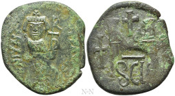 HERACLIUS (610-641). Follis. Uncertain mint in Sicily