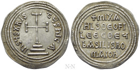 MICHAEL II THE AMORIAN with THEOPHILUS (820-829). Miliaresion. Constantinople