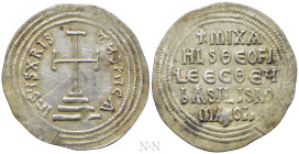 MICHAEL II THE AMORIAN with THEOPHILUS (820-829). Miliaresion. Constantinople