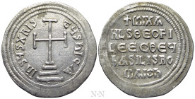 MICHAEL II THE AMORIAN with THEOPHILUS (820-829). Miliaresion. Constantinople