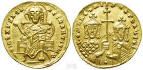 ROMANUS I LECAPENUS (920-944). GOLD Solidus. Constantinople