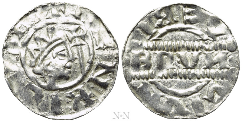 NETHERLANDS. Friesland. Bruno III van Brunswijk (1038-1057). Denar. Leeuwarden. ...