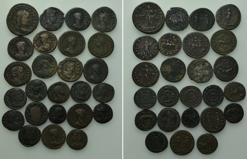 25 Roman Coins. 

Obv: .
Rev: .

. 

Condition: See picture.

Weight: g...