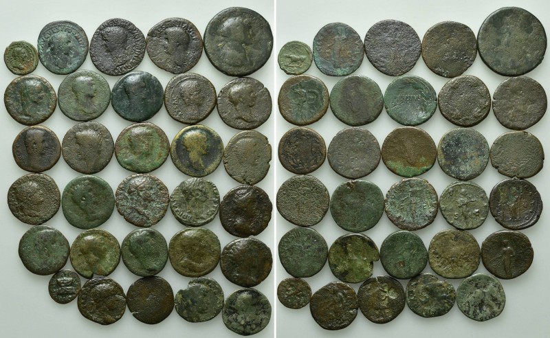 30 Roman Coins.

Obv: .
Rev: .

.

Condition: See picture.

Weight: g....