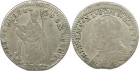 Bologna. Clemente XI 1714 muraiola MI gr. 3,00. Chimienti, 676. Molto rara.
BB