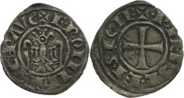 Brindisi. Federico II di Svevia 1197-1250 denaro MI gr. 0,89. Spahr, 133.
BB+