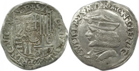 Casale. Guglielmo II Paleologo 1494-1518 testone Ag gr. 9,49. MIR, 185.
qSPL