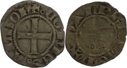 Cesana. Giovanni I Delfino 1270-1282 denaro MI. MIR, 366. Estremamente raro.
BB