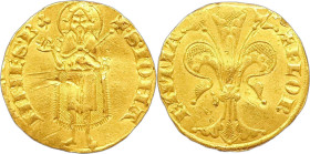 Firenze. Repubblica IV serie 1267-1303 fiorino Au gr. 3,52. Bernocchi, 144-146, tav.II, 5. Raro.
BB-SPL