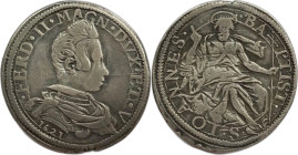 Firenze. Ferdinando II de' Medici 1621 testone Ag gr. 8,57. MIR., 290/1. Raro.
qBB