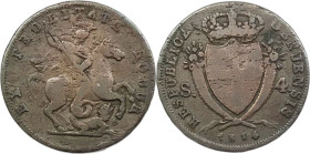 Genova. Repubblica 1814 4 soldi MI. MIR., 393.
MB+