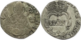 Napoli. Repubblica napoletana 1647-1648 15 grana 1648 Ag. MIR., 281.
BB+