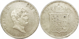 Napoli. Ferdinando II di Borbone 1852 piastra Ag. Gig., 83. Non comune.
SPL+