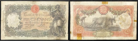 Regno d'Italia. Vittorio Emanuele III 24/04/1918 lire 50. Gig., 14i. Molto rara.
MB