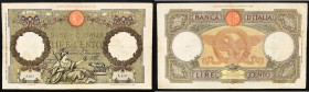 Regno d'Italia. Vittorio Emanuele III 27/02/1940 lire 100. Gig., 19/21.
BB