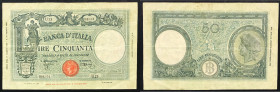 Regno d'Italia. Vittorio Emanuele III 11/08/1943 lire 50. Gig., 10a.
BB
