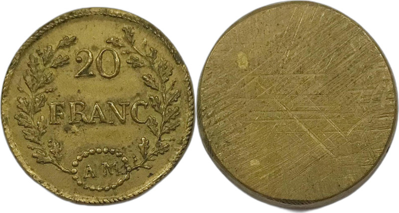 Francia. Sec. XIX-XX peso monetale del 20 franchi d'oro AE gr. 6,47.
BB