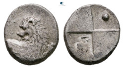 The Thracian Chersonese. Chersonesos circa 386-383 BC. 
Hemidrachm AR

13 mm, 2,25 g



Nearly Very Fine