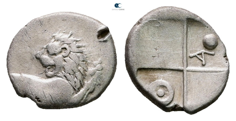 The Thracian Chersonese. Chersonesos circa 386-338 BC. 
Hemidrachm AR

14 mm,...