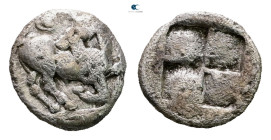Thraco-Macedonian Tribes. Mygdones or Krestones circa 490-470 BC. 
Obol AR

11 mm, 0,88 g



Nearly Very Fine