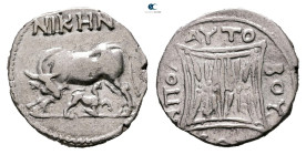Illyria. Apollonia circa 229-100 BC. 
Drachm AR

16 mm, 3,37 g



Very Fine