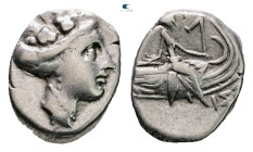 Euboea. Histiaia circa 300-100 BC. 
Tetrobol AR

13 mm, 2,03 g



Very Fine