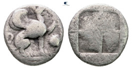 Ionia. Teos circa 510-490 BC. 
Diobol AR

11 mm, 1,14 g



Nearly Very Fine