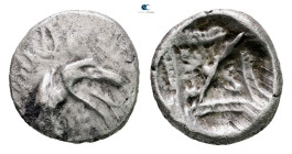 Caria. Kindya circa 510-480 BC. 
Tetrobol AR

12 mm, 1,71 g



Very Fine