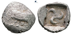 Dynasts of Lycia. Uncertain mint. Kuprilli 470-435 BC. 
1/3 Stater AR

15 mm, 2,20 g



Good Fine