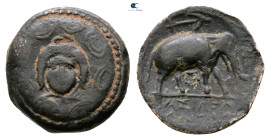 Seleukid Kingdom. Uncertain mint. Antiochos III Megas 223-187 BC. 
Bronze Æ

18 mm, 4,97 g



Very Fine