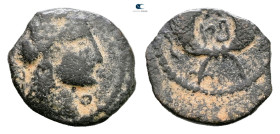 Nabataean Kingdom. Petra. Aretas IV 9 BC-AD 40. 
Bronze Æ

15 mm, 1,49 g



Good Fine