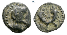Nabataean Kingdom. Petra. Aretas IV 9 BC-AD 40. 
Bronze Æ

13 mm, 1,40 g



Nearly Very Fine