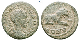 Lydia. Tralleis. Gordian III AD 238-244. 
Bronze Æ

20 mm, 5,09 g



Good Fine