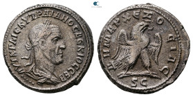 Seleucis and Pieria. Antioch. Trajan Decius AD 249-251. 
Billon-Tetradrachm

27 mm, 12,91 g



Very Fine