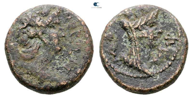 Decapolis. Gadara. Nero AD 54-68. 
Bronze Æ

16 mm, 4,61 g



Nearly Very...