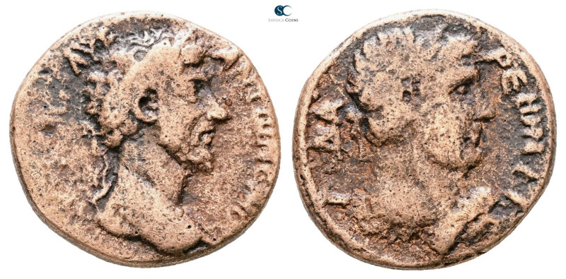 Decapolis. Gadara. Marcus Aurelius AD 161-180. 
Bronze Æ

25 mm, 11,49 g

...