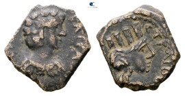 Decapolis. Petra. Geta AD 198-211. 
Bronze Æ

16 mm, 2,44 g



Nearly Very Fine