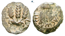 Judaea. Jerusalem. Herodians. Agrippa I AD 37-43. 
Prutah Æ

16 mm, 2,18 g



Nearly Very Fine