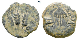 Judaea. Jerusalem. Herodians. Agrippa I AD 37-43. 
Prutah Æ

17 mm, 2,99 g



Fine