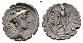 C. Mamilius Limetanus 82 BC. Rome
Serrate Denarius AR

20 mm, 3,93 g



Very Fine