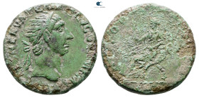 Trajan AD 98-117. Rome
Sestertius Æ

26 mm, 12,76 g



Good Fine