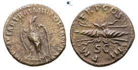 Hadrian AD 117-138. Rome
Semis Æ

17 mm, 2,70 g



Nearly Very Fine