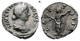 Faustina II AD 147-175. Rome
Denarius AR

18 mm, 3,26 g

Very Fine