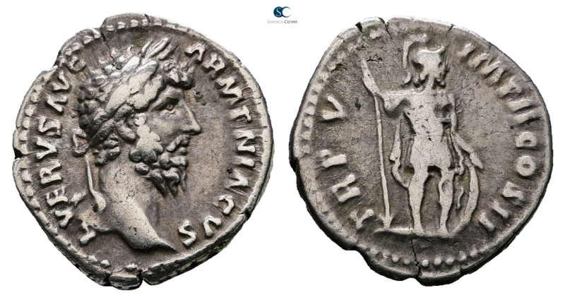 Lucius Verus AD 161-169. Rome
Denarius AR

19 mm, 3,24 g



Very Fine