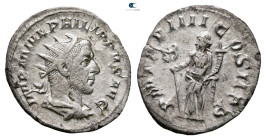 Philip I Arab AD 244-249. Rome
Antoninianus AR

22 mm, 2,83 g



Very Fine
