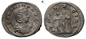 Salonina AD 254-268. Antioch
Billon Antoninianus

23 mm, 3,26 g



Very Fine