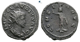 Claudius II (Gothicus) AD 268-270. Antioch
Billon Antoninianus

20 mm, 2,69 g



Nearly Very Fine