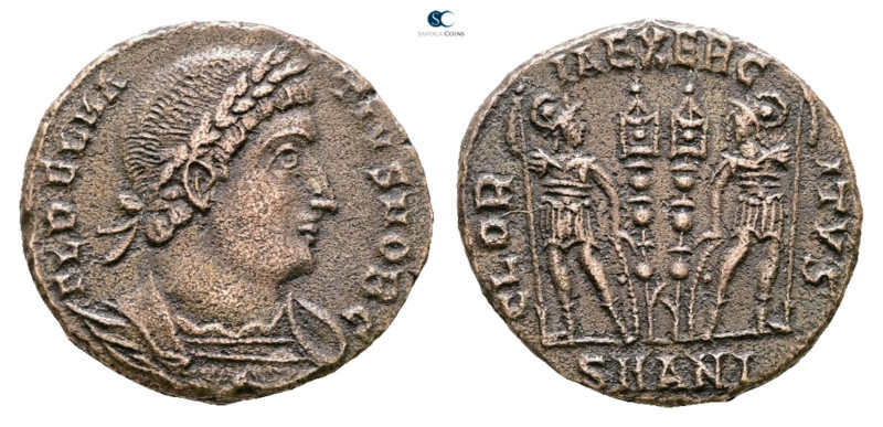 Delmatius, as Caesar AD 335-337. Antioch
Follis Æ

17 mm, 2,85 g



Nearl...